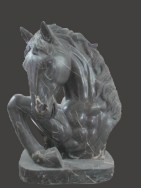 Escultura de mármol Estatuas de animales-0319